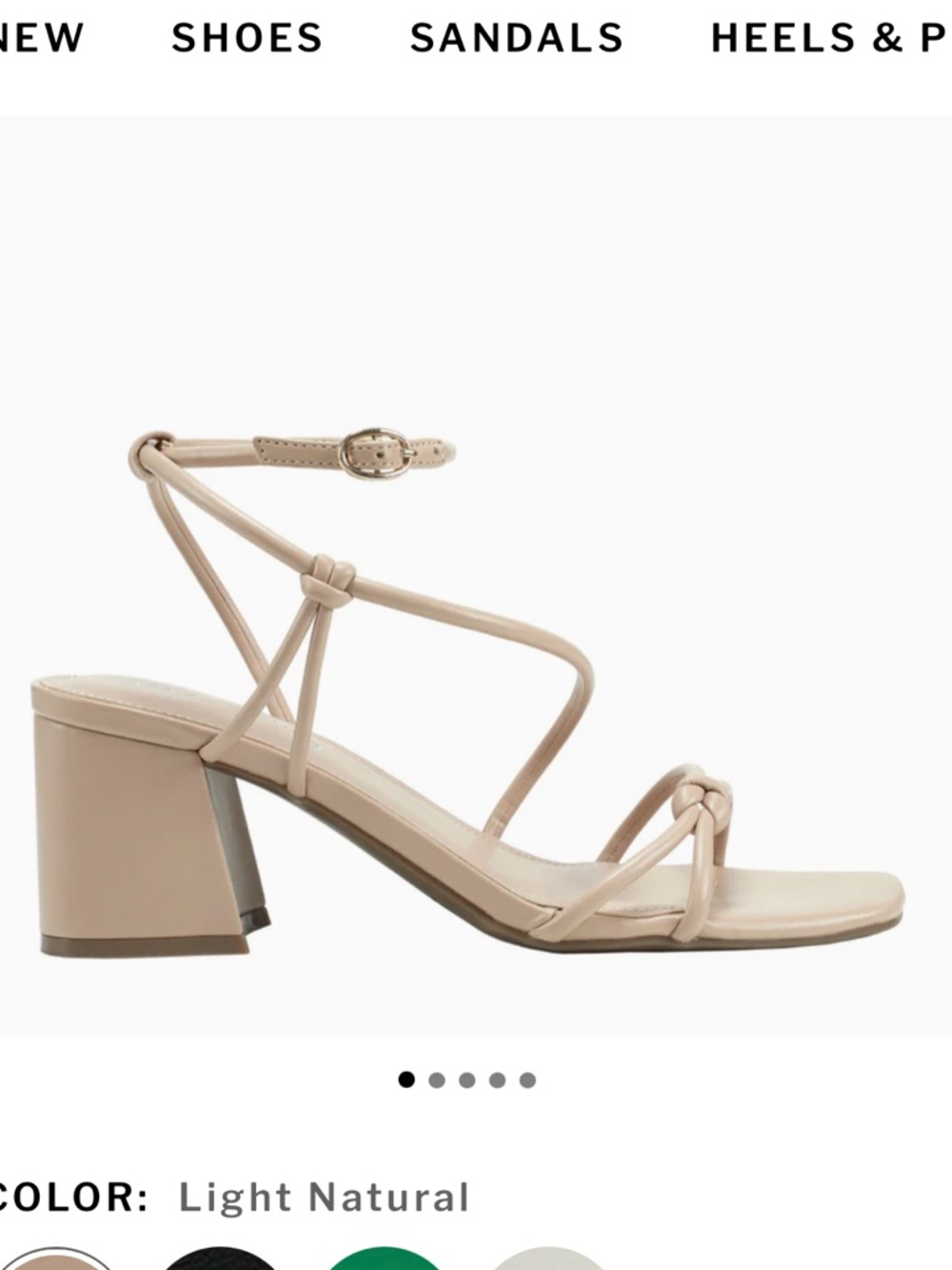 Marc Fisher Gurion Block Heel Sandal